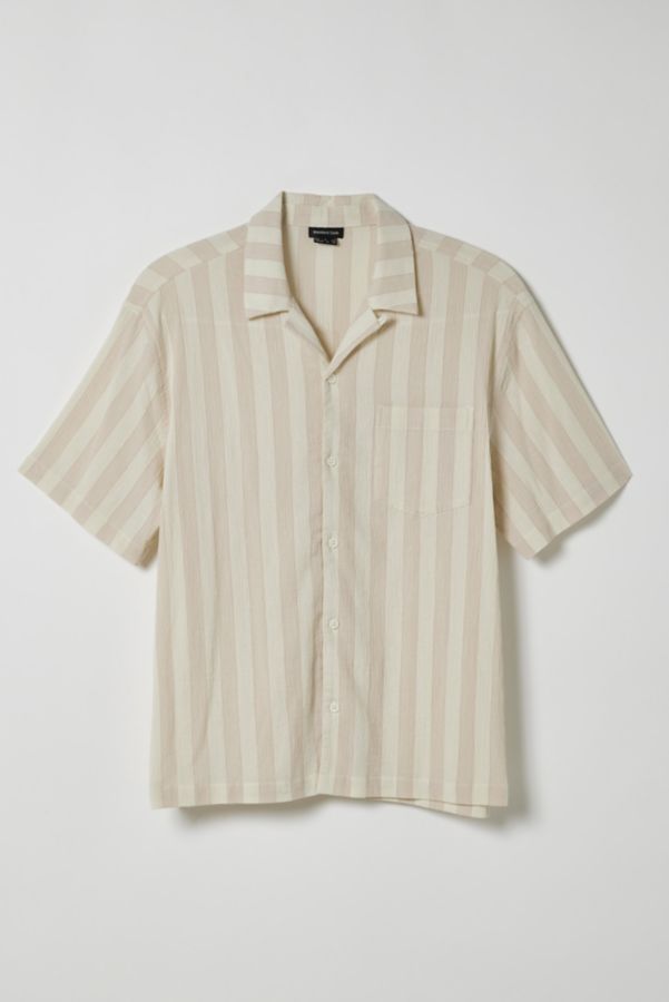 Slide View: 2: Standard Cloth Liam Stripe Crinkle Shirt