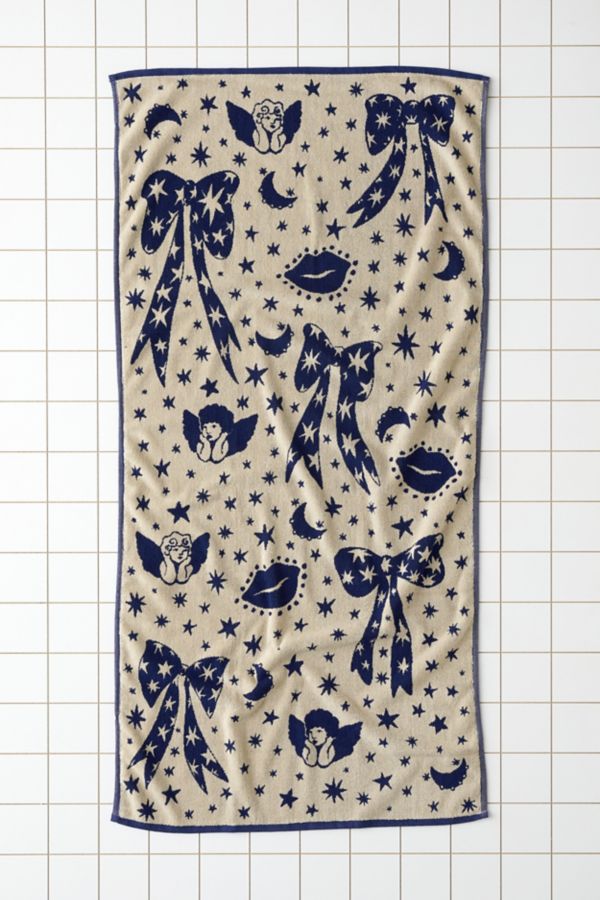 Slide View: 1: BAGGU Reversible Bath Towel