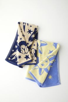 Slide View: 2: BAGGU Reversible Hand Towel Set