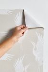 Thumbnail View 2: Iveta Abolina White Cranes Removable Wallpaper