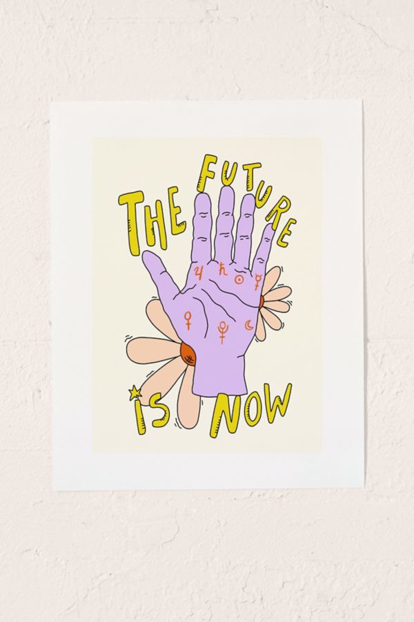 Slide View: 1: Camila Trapasso The Future Is Now Art Print