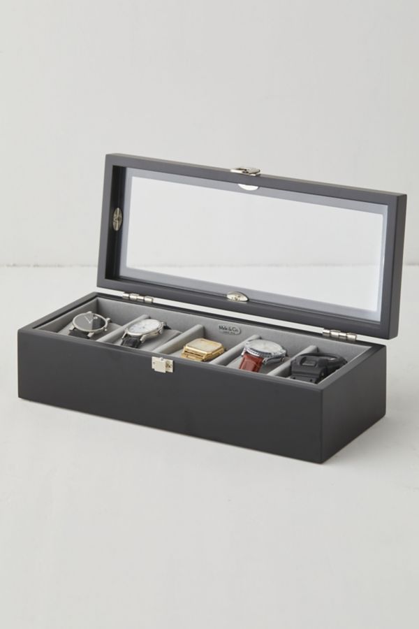 Slide View: 3: Mele and Co Tate Watch Storage Box