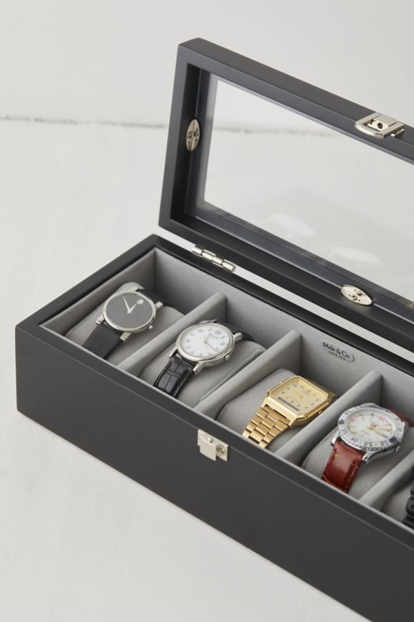 Slide View: 4: Mele and Co Tate Watch Storage Box