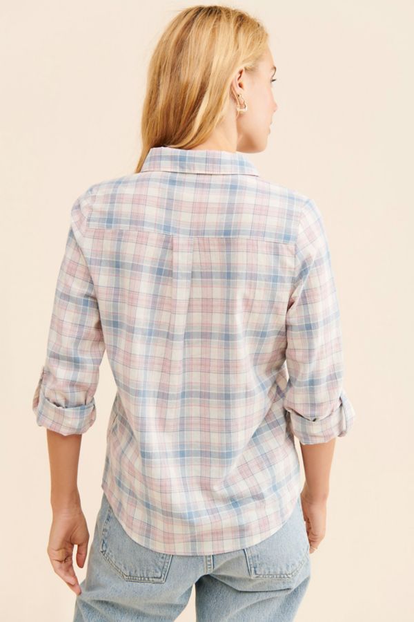 Slide View: 2: Dress Forum Plaid Buttondown