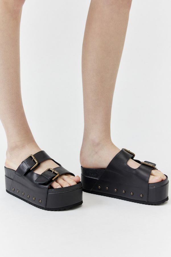 Slide View: 1: Intentionally Blank Cooper-2 Platform Suede Sandal