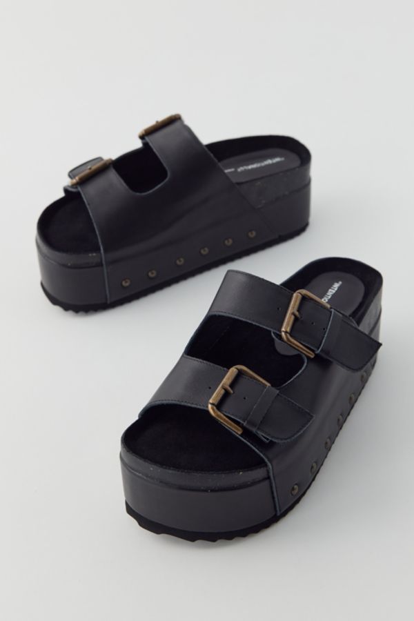 Slide View: 3: Intentionally Blank Cooper-2 Platform Suede Sandal