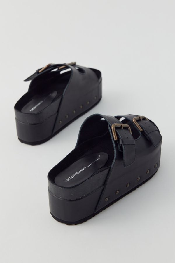 Slide View: 5: Intentionally Blank Cooper-2 Platform Suede Sandal