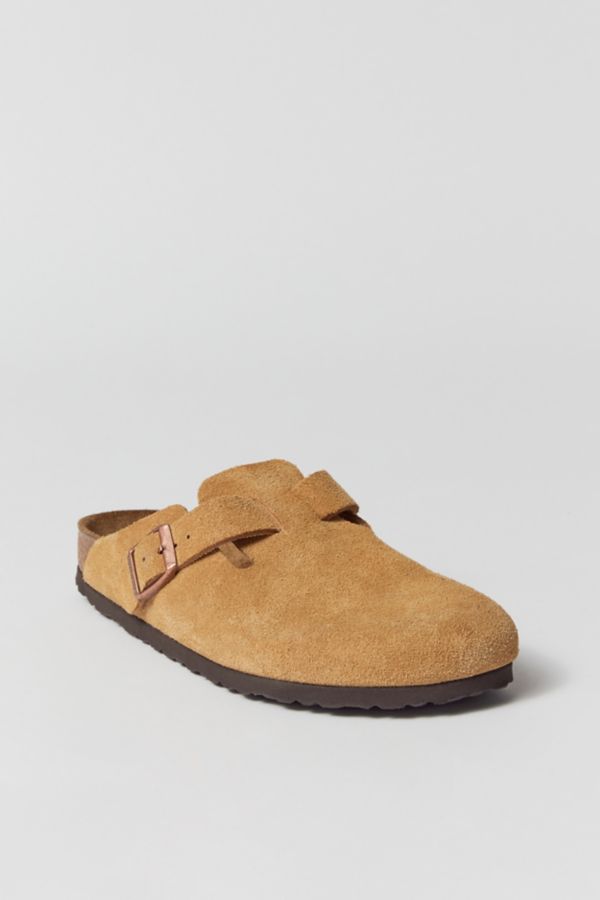 Slide View: 2: Birkenstock Boston Suede Clog