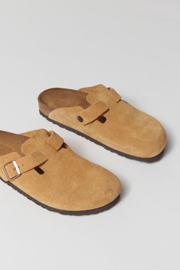 Slide View: 4: Birkenstock Boston Suede Clog