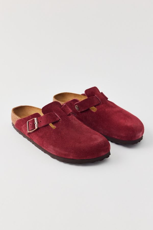 Slide View: 5: Birkenstock Boston Suede Clog