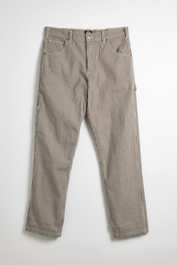 Slide View: 2: Pantalon Dickies Garyville Rayé Hickory