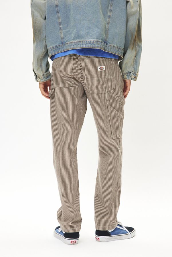 Slide View: 3: Pantalon Dickies Garyville Rayé Hickory