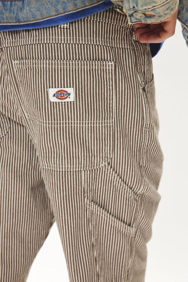 Slide View: 5: Pantalon Dickies Garyville Rayé Hickory