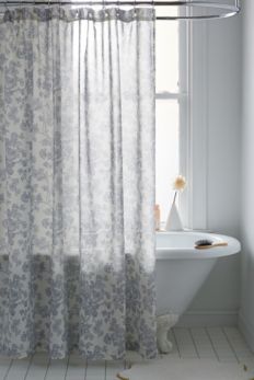 Slide View: 1: Toile Shower Curtain