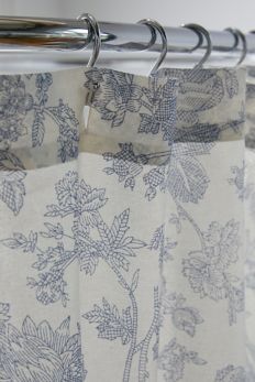 Slide View: 3: Toile Shower Curtain