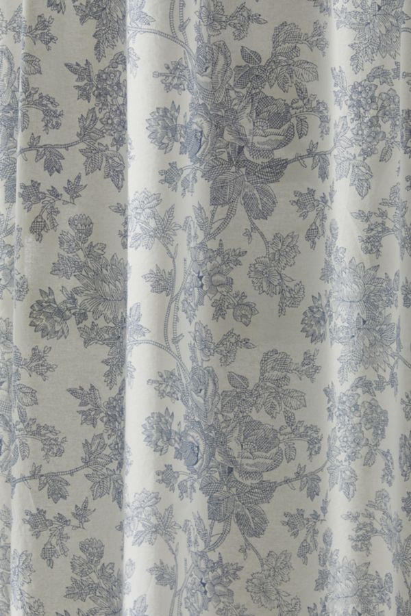 Slide View: 4: Toile Shower Curtain