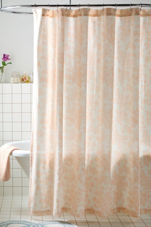 Slide View: 1: Toile Shower Curtain