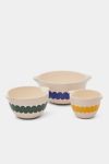 Thumbnail View 1: Great Jones Stir Crazy 3-piece Nested Ceramic Mixing Bowl Set