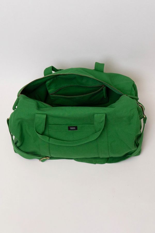 Slide View: 5: Terra Thread Organic Cotton Canvas Duffle Bag