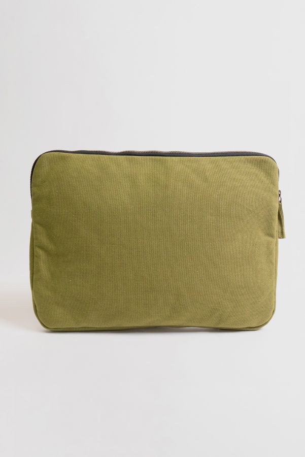 Slide View: 5: Terra Thread 15" Organic Cotton Canvas Laptop Sleeve