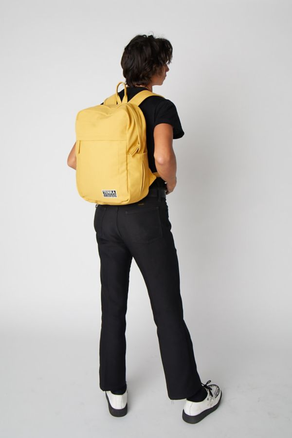 Slide View: 1: Terra Thread Organic Cotton Canvas Backpack