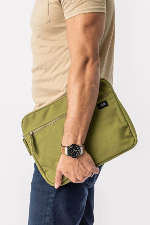 Slide View: 5: Terra Thread 13" Organic Cotton Canvas Laptop Sleeve