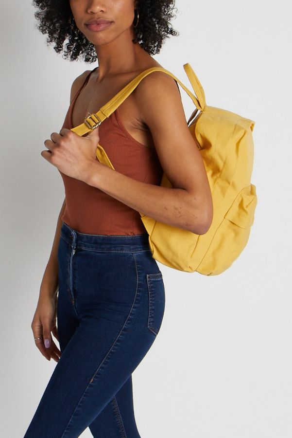 Slide View: 2: Terra Thread Organic Cotton Mini Canvas Backpack