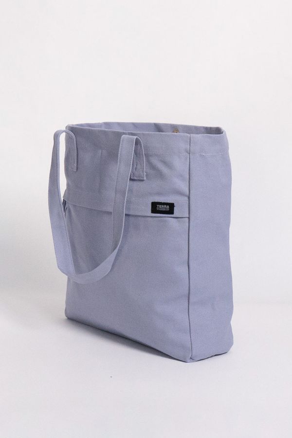 Slide View: 3: Terra Thread Organic Cotton Multi Pocket Canvas Tote