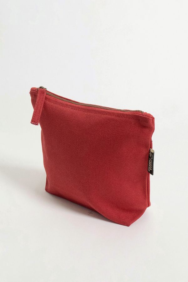 Slide View: 1: Terra Thread Organic Cotton Canvas Zippered Pouch