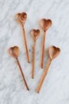 Thumbnail View 2: Roan Iris Wild Olive Wood Heart Spoon Set