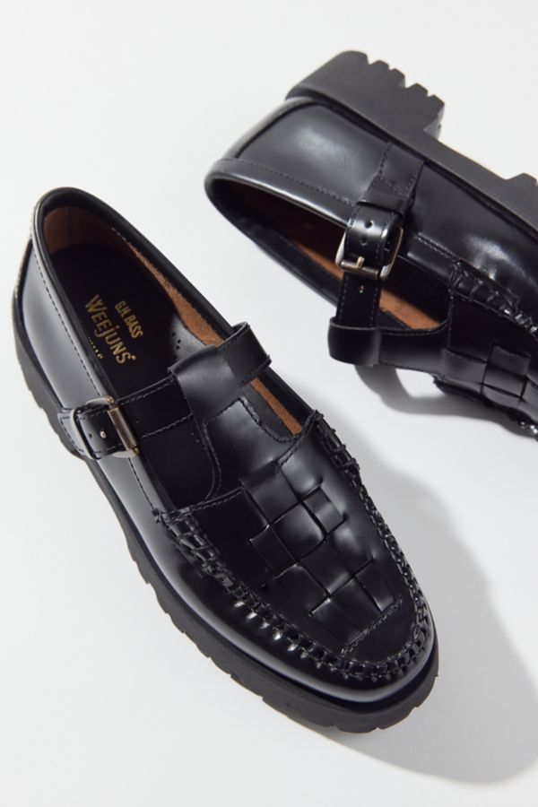 Slide View: 4: G.H.BASS Fisherman Mary Jane Loafer