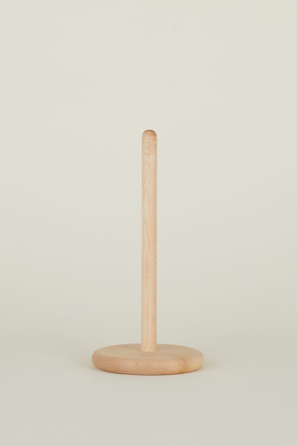 Slide View: 2: Hawkins New York Simple Maple Wood Paper Towel Holder