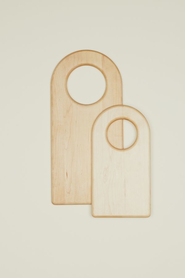 Slide View: 1: Hawkins New York Simple Maple Wood Arch Cutting Board