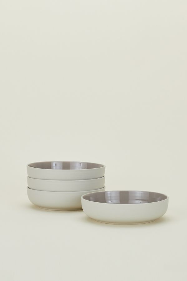 Slide View: 2: Hawkins New York Essential Stoneware Low Bowl