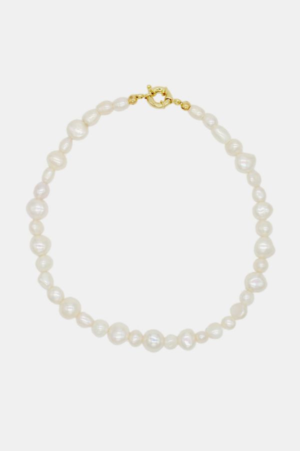 Slide View: 2: Velvet Luna Elizabeth Freshwater Pearl Necklace