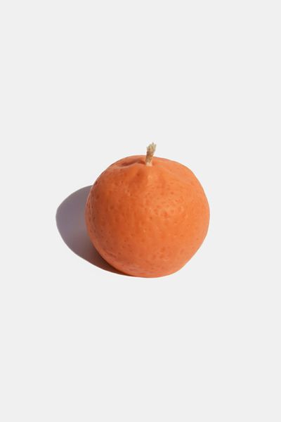 MMANN Candles Orange Shaped Candle