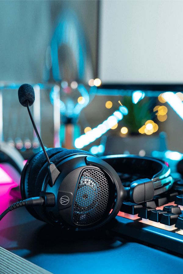 Slide View: 1: Audio-Technica ATH-GDL3 High-Fidelity Open-Back Gaming Headset