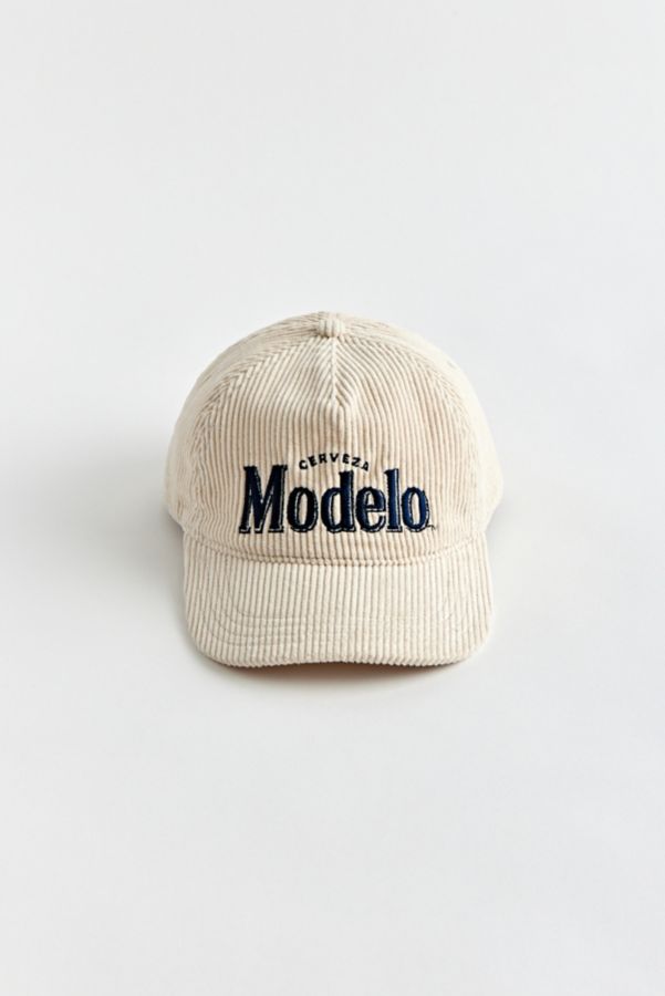 Slide View: 2: Modelo 5-Panel Cord Snapback Hat