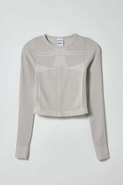 iets frans… Seamless Tie-Back Long Sleeve Top