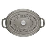 Thumbnail View 3: Staub Cast Iron Oval 5.75-quart Cocotte Dutch Oven Made in France