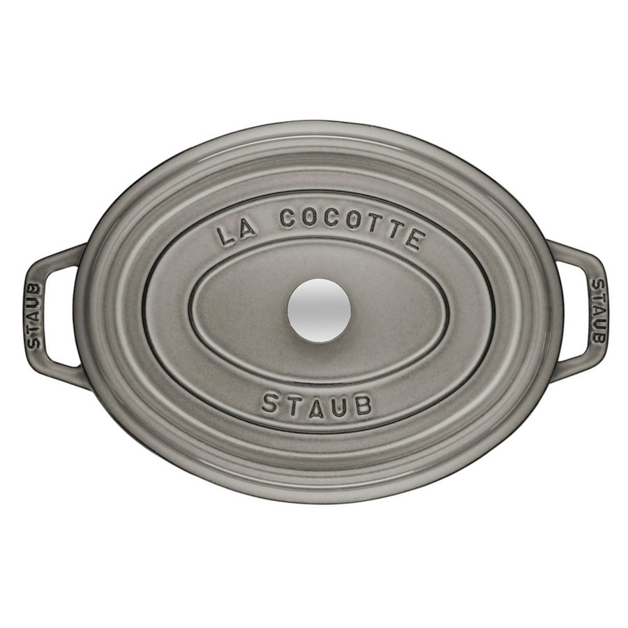 Slide View: 3: Staub Cast Iron Oval 5.75-quart Cocotte Dutch Oven Made in France