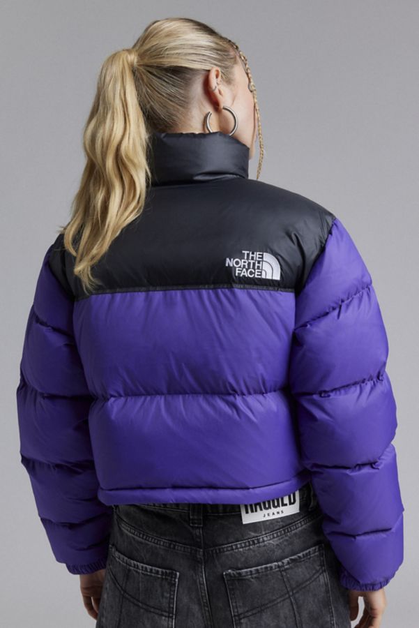 Slide View: 5: The North Face Nuptse Cropped Puffer Jacket