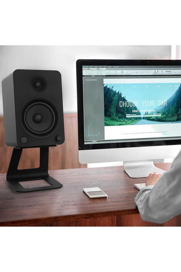 Slide View: 2: Kanto YU6 Powered Bluetooth Bookshelf Speaker Set