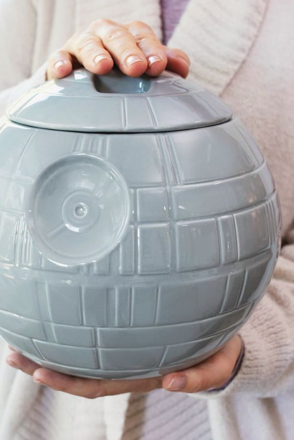 Slide View: 3: Star Wars Death Star Ceramic Cookie Jar Container