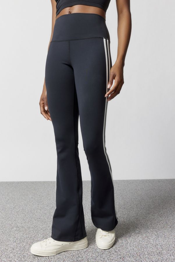 Slide View: 2: Pantalon Évasé Taille Haute Raquel Rayé Splits59