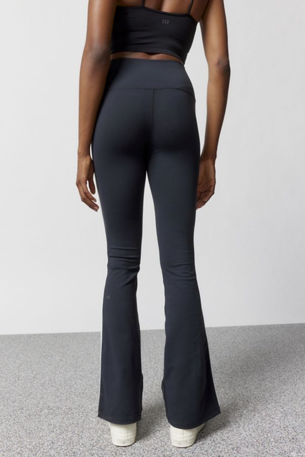 Slide View: 4: Pantalon Évasé Taille Haute Raquel Rayé Splits59