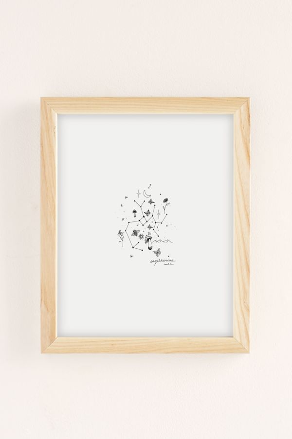 Slide View: 2: Bailey Drinkwater Sagittarius Zodiac Art Print