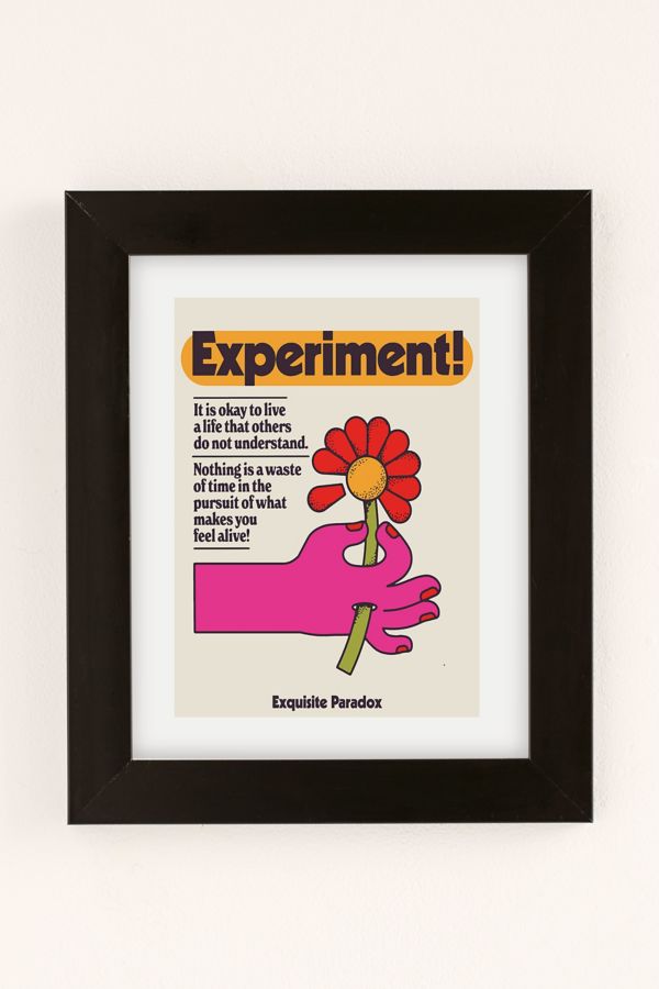 Slide View: 1: Exquisite Paradox Experiment Art Print