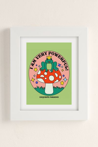 Exquisite Paradox Powerful Frog Art Print