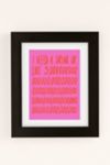 Thumbnail View 1: Julia Walck I Need A Drink Pink Art Print